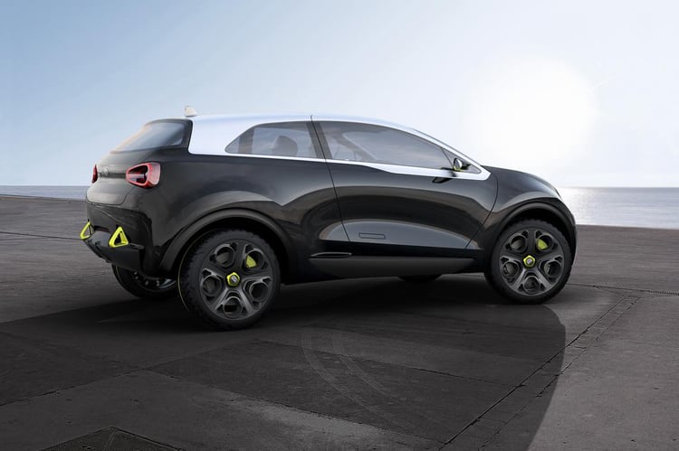 Kia Niro : un petit air de ressemblance avec le Captur au niveau des flancs ?