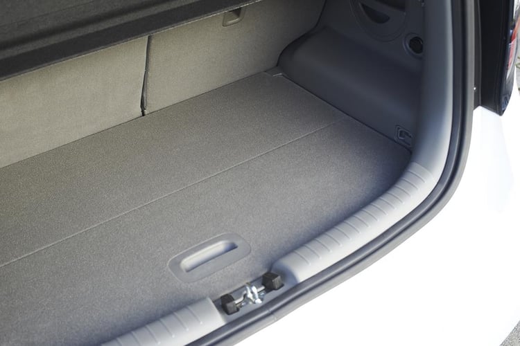 Le grand coffre du KIA Soul EV