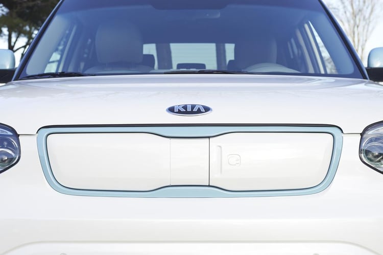 La calandre du KIA Soul EV