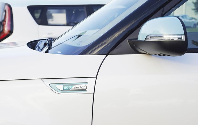 Le KIA Soul électrique possède quelques éléments de design spécifiques