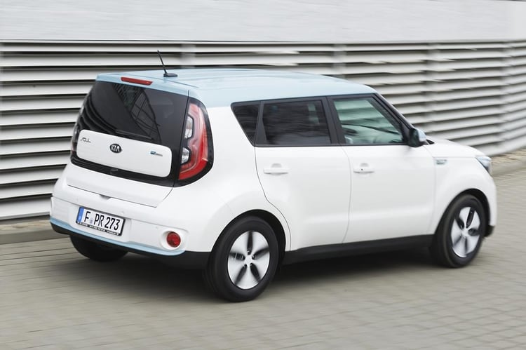 L'arrière du KIA Soul EV