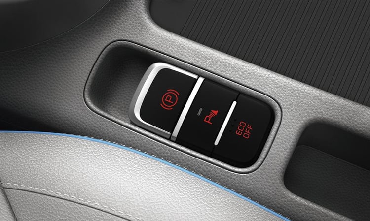 Le frein à main électronique du KIA Soul EV