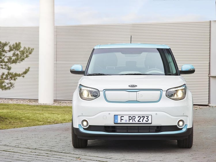 Le KIA Soul EV et sa peinture bi-ton