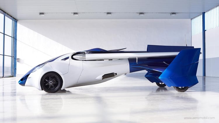 La ligne de l'AeroMobil
