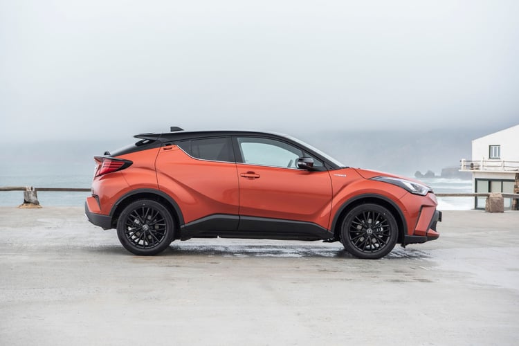 Le C-HR hybride est basé sur la plateforme plateforme GA-C de Toyota