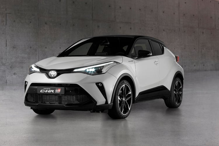 Le C-HR Hybride GR Sport est disponible en 1,8 l. de 122 ch ou 2,0 l. de 184 ch