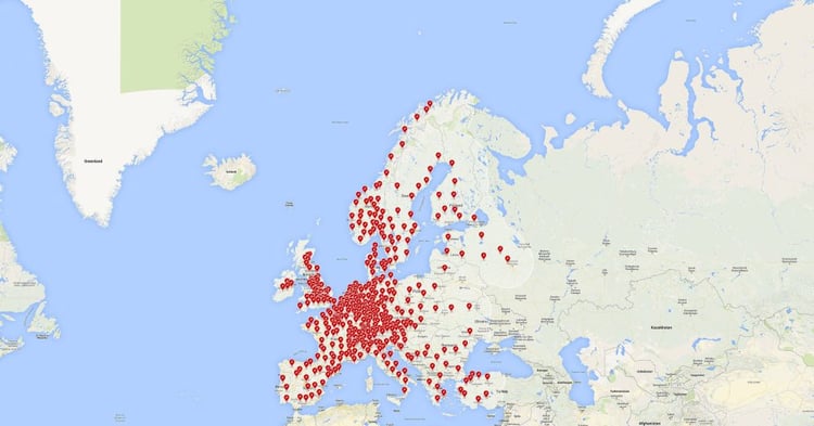 Superchargeurs Tesla : Déploiement Europe fin 2017