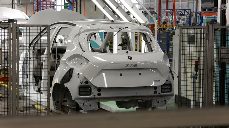 Le corps de la Zoé à l'issue de la première chaîne