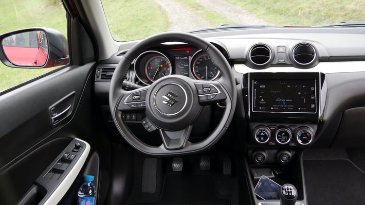 L'intérieur de la Suzuki Swift