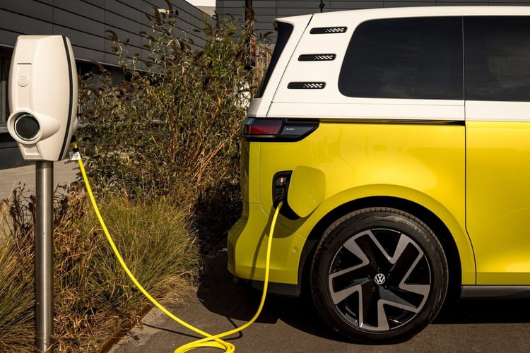 L'ID.Bizz Pro, version passagère du van, en pleine charge