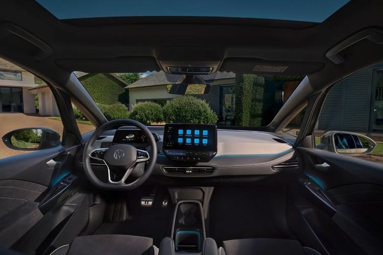 L'écran central de l'ID.3 restylé passe de 10 à 12 pouces