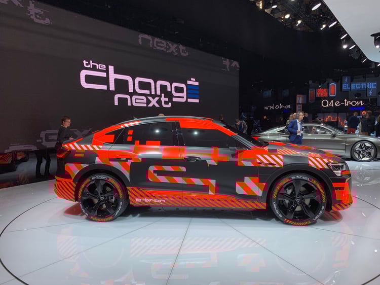 L'Audi e-tron Sportback au Salon de Genève 2019 - profil