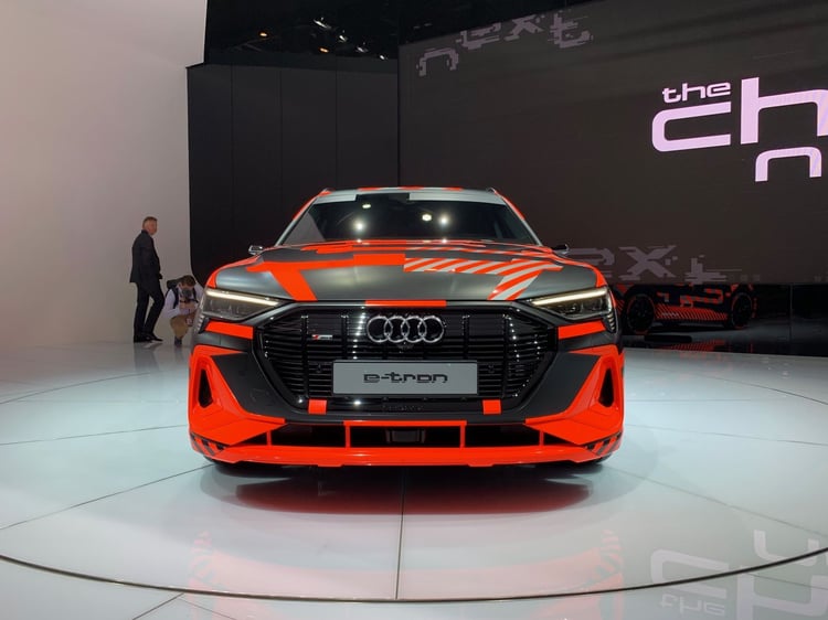L'Audi e-tron Sportback au Salon de Genève 2019 - face avant