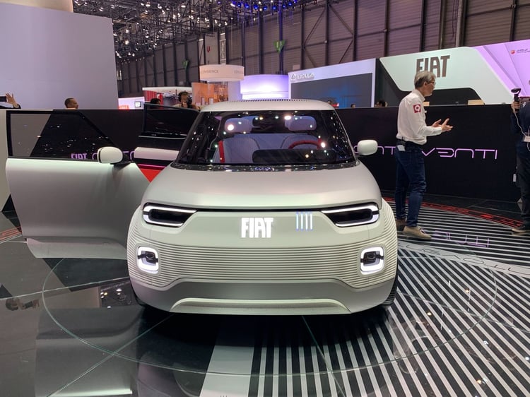 Le concept Fiat Centoventi au Salon de Genève 2019 - face avant