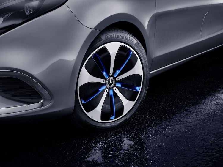 Mercedes EQV Concept - zoom jantes