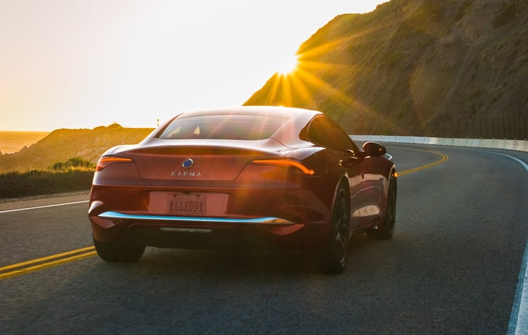 Arrière de la Karma Revero GT