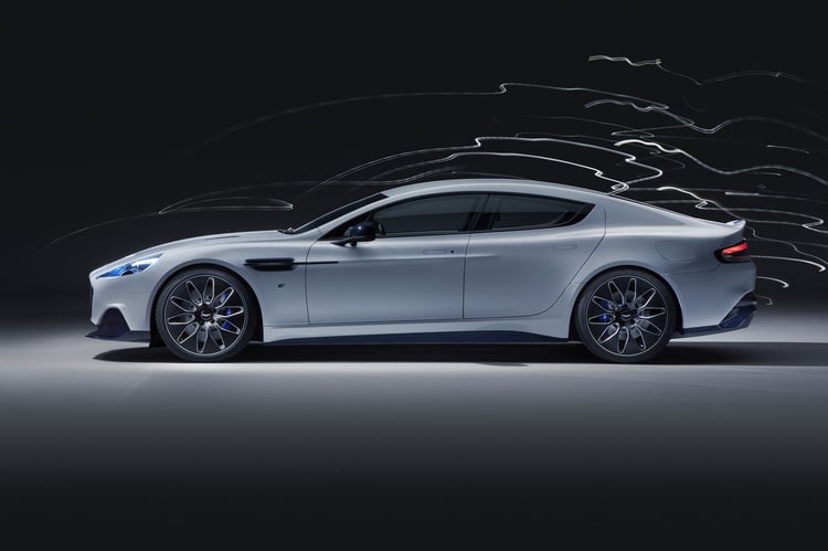 Profil de l'Aston Martin Rapide E
