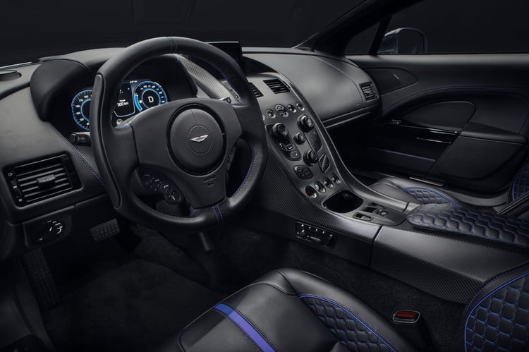 L'intérieur de l'Aston Martin Rapide E