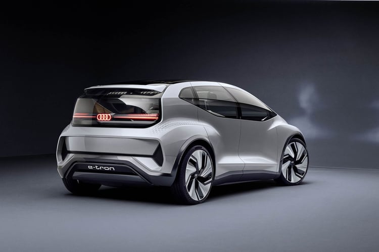Vue arrière du concept Audi AI:ME