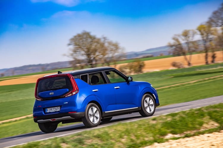Kia e-Soul - arrière dynamique