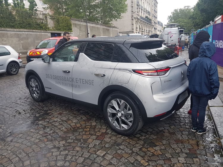 La DS 3 crossback E-Tense en balade