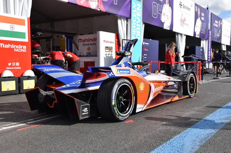 Une Formule E de Mahindra Racing