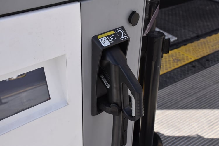 La recharge s'effectue jusqu'à 50 kW