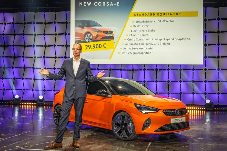 Michael Lohscheller, Opel Corsa-e (2019)