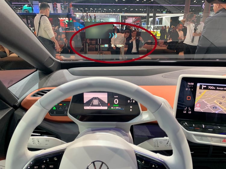 Le système HUD de la Volkswage ID.3