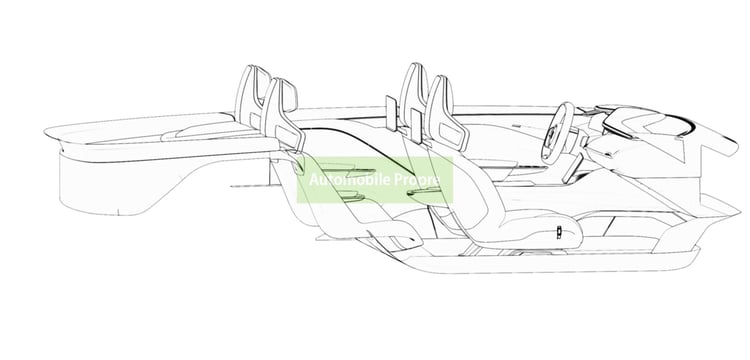 L'intérieur 4 places est luxueux, bardé d'écrans et épuré