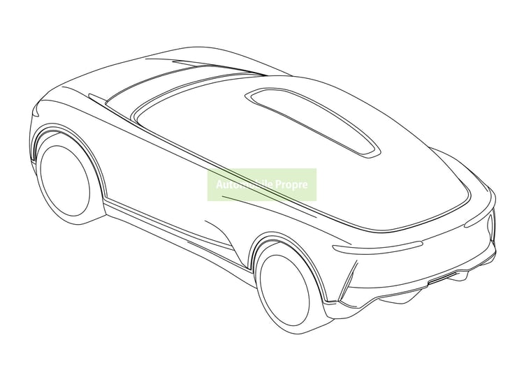 Un toit vitré en une partie