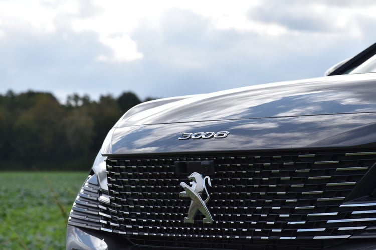 Calandre du Peugeot 3008 Hybrid4 GT Pack