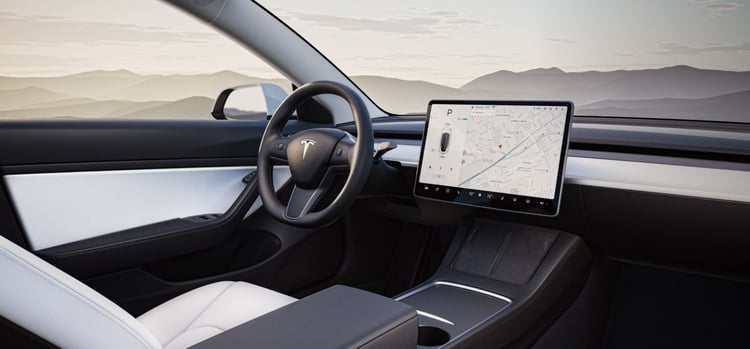 Vue intérieure du pack optionnel blanc