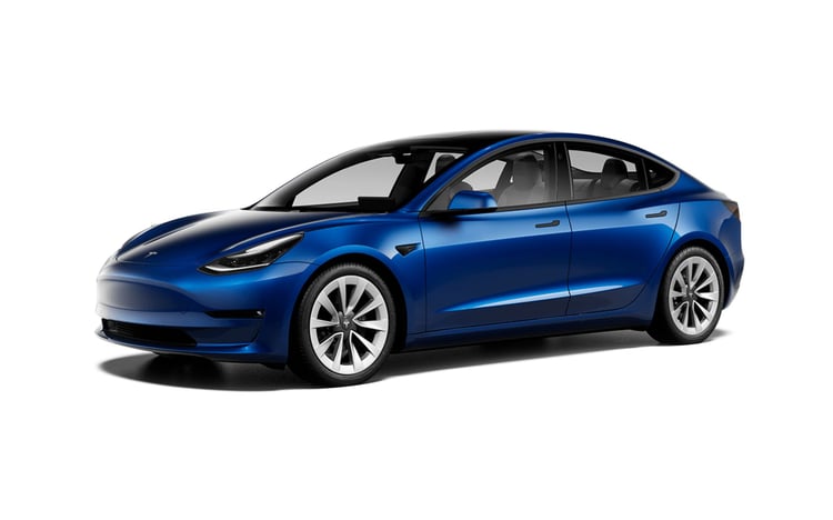 Configuration de la Tesla Model 3 Grande Autonomie 2020 avec jantes 19 pouces