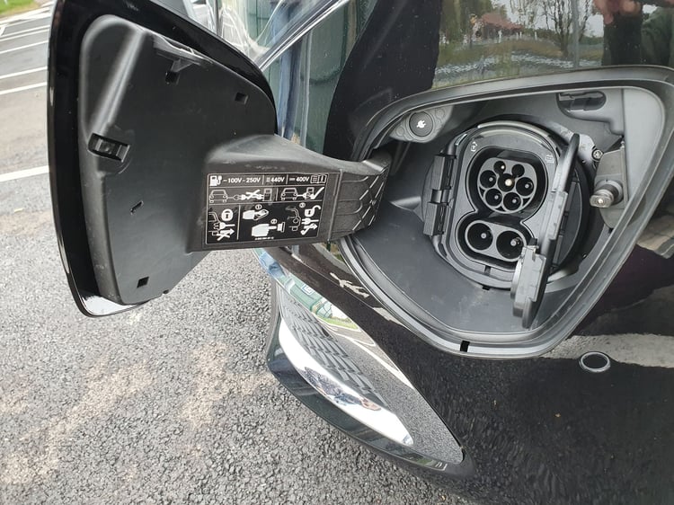 La recharge est possible jusqu'à 110 kW