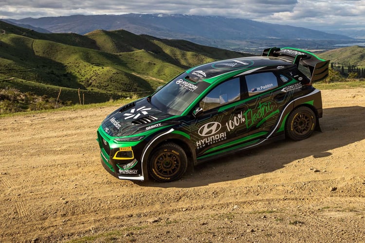 Le Hyundai Kona EV Rally développe jusqu'à 885 ch