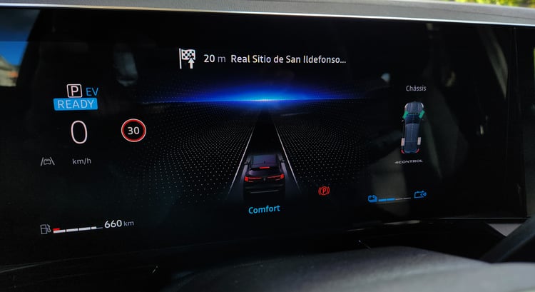 Affichage Mode comfort 