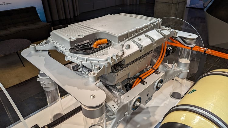 Moteur électrique iX et batterie