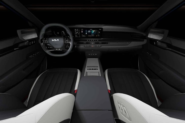 L'EV9 est capable de transporter jusqy'à 7 passagers à son bord