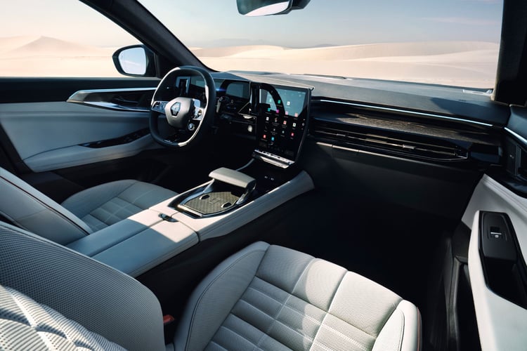 L'écran central de l'Espace dispose de l'interface Android Automotive