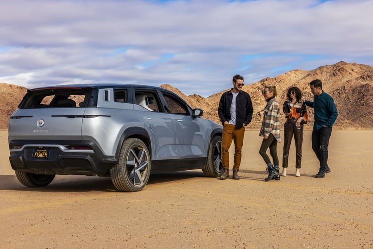 Le "California Mode" permet d'ouvrir toutes les vitres de l'Ocean (y compris le toit ouvrant) d'un coup