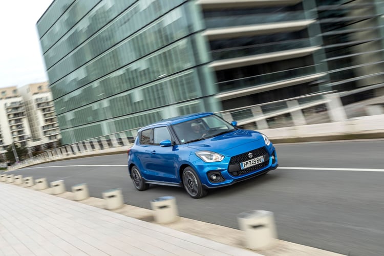 La Suzuki Swift Sport hybride réalise le 0 à 100 km/h en 9.1 sec