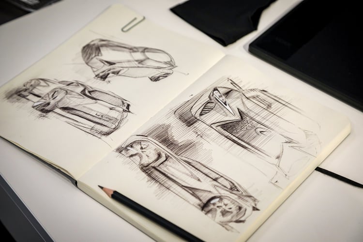 Croquis du Lexus LBX