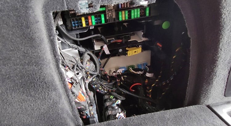 Un nouveau réseau derrière le passage de roue droite