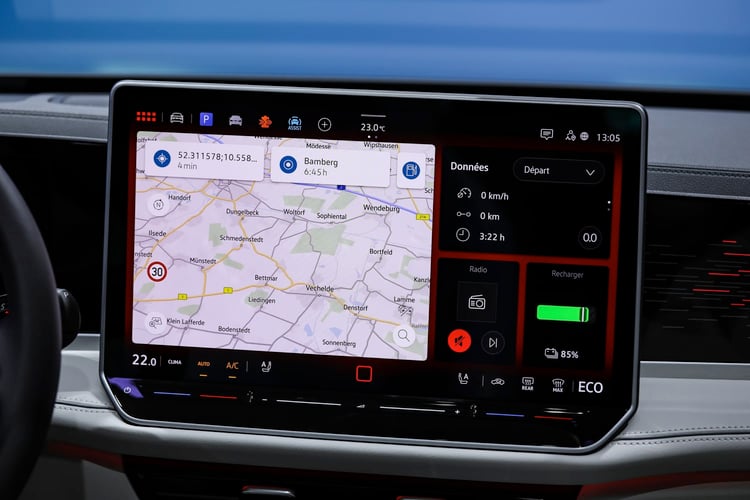 Grand écran de 15 pouces