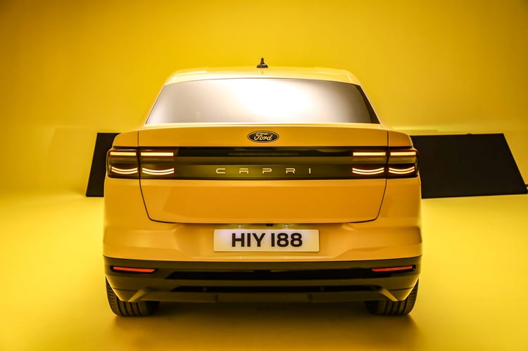 Partie arrière du Ford Capri