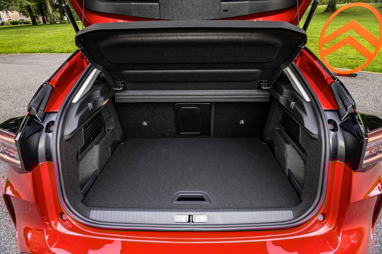 Coffre de la Citroën ë-C4