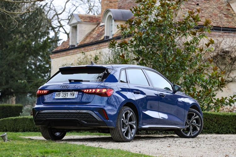 Design de l'Audi A3 TFSI e