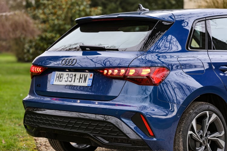 Design de l'Audi A3 TFSI e