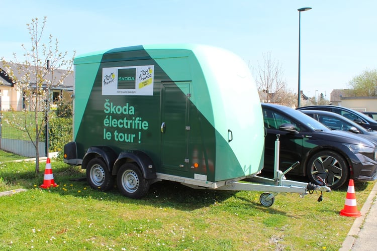 Remorque de recharge mobile de Drop'n Plug